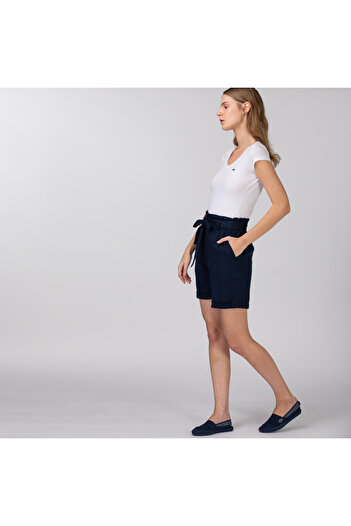 Lacoste Kadın Lacivert Şort