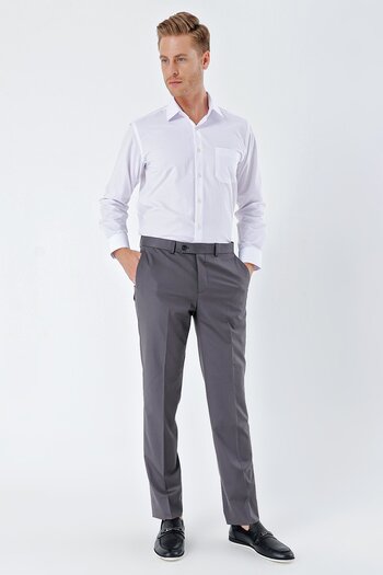 İmza Mink Side Pocket Comfort Fit Relaxed Cut Classic Trousers1003235150
