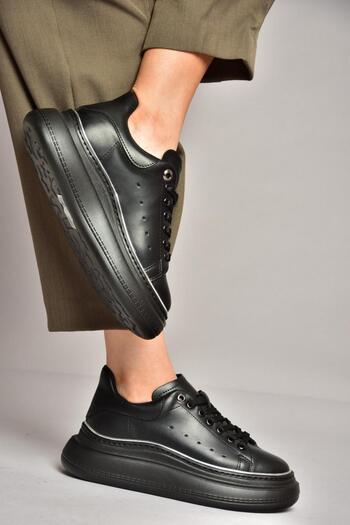 Fox Shoes T 820664009 Černé Tenisky s tlustou podrážkou Tenisky