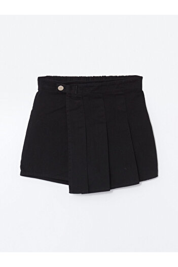 LC Waikiki Lcwk Elastic Waist Pleated Girls' Short Skirt