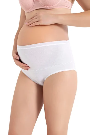 Arma Yıldız White Maternity Panties - 100% Cotton Recovery