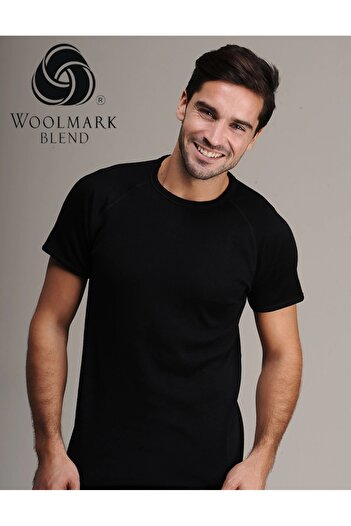 Hasyün Men's Black Wool Underwear