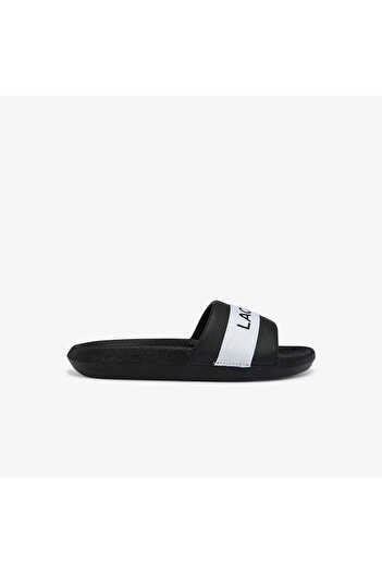 Lacoste Croco Women's Black Slippers
