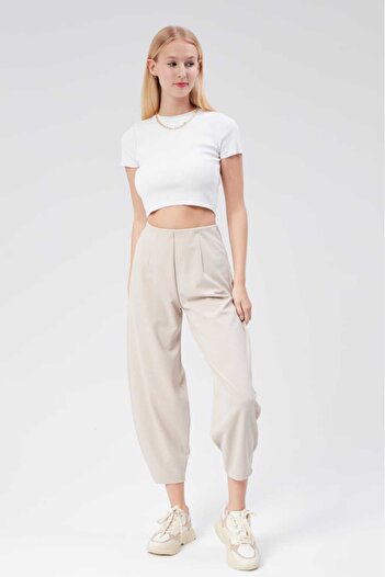 MevaMoss Scuba Fabric Shalwar Model Balloon Trousers 0110