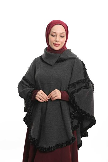 ARMİZA Women's Winter Ponchoes (Halts Very Soft and Warm, Suitable for All Ages)