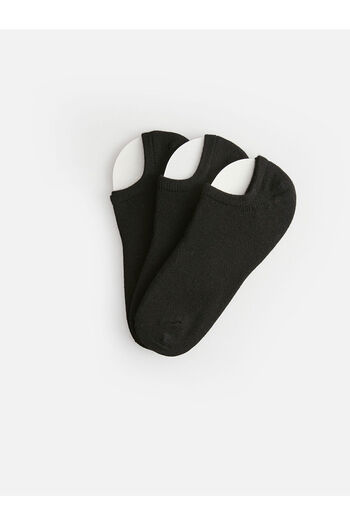LC Waikiki Lcw Women's Plain Booties Socks 3 Pack