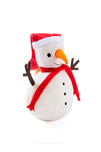 Ecrou New Year's Snowman Decorative Pillow 30 cm
