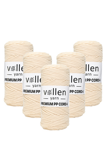 vollen yarn 1000 Gr Polyester Macrame Rope, 2mm Set of 5, Macrame Rope, Supla Rope, Bag Rope, 1150 Meters