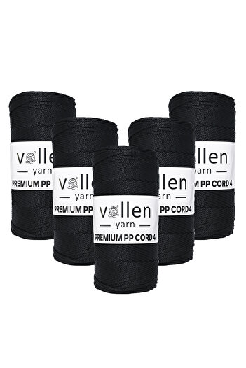 vollen yarn 1000 gr Πολυεστερικό νήμα μακραμέ, 2mm Σετ 5, Σχοινί μακραμέ, Σχοινί Supla, Σχοινί τσάντας, 1150 μέτρα