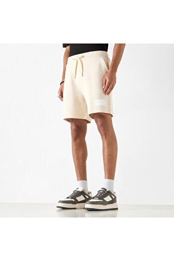 SP Characters SmileyWorld Detail Regular Fit Shorts with Drawstring Closure