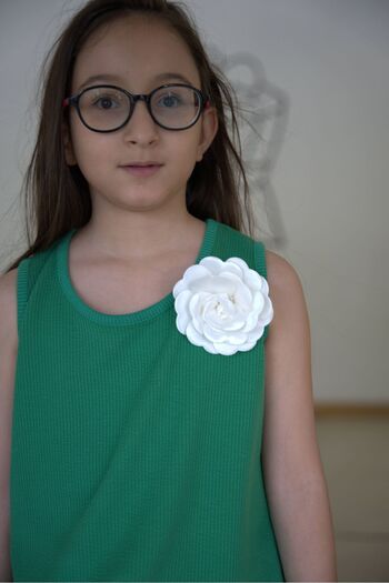 SONGÜLBERİK Girl's Polka Dot Summer Suit