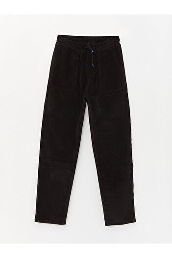LC Waikiki LCW Kids Comfortable Fit Elastic Waist Boys' Velvet Trousers