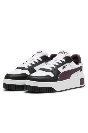 Puma PumaCarinaStreet- White and BlackMidnightPlum