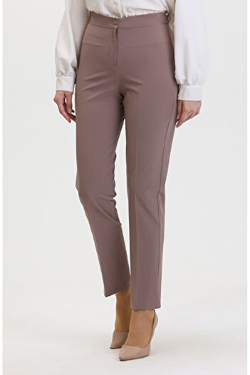 sefamerve Mink Straight Leg Trousers - 1153-03