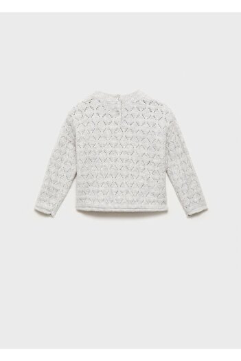 MANGO Baby Openwork Knitted Sweater