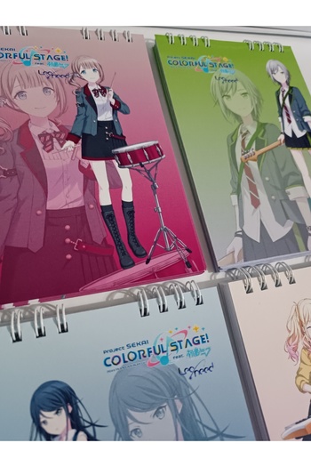 Home Project Sekai Anime Spiral A6 Notebook Set