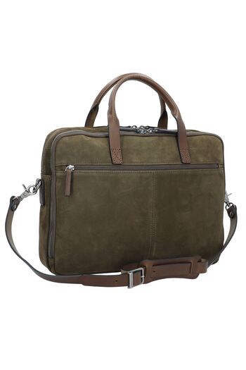 Castelijn & Beerens 41 cm Nubuk Aktentasche - Gesicht Computer Fachless Leder