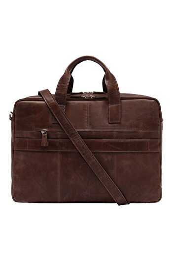 VOI City Cowboy Aktentasche Leder 41 cm Laptopfach