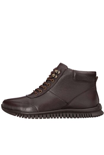 İriadam Large Size Men's Boots Ag7044 Brown