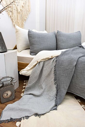 Tasarım Κάλυμμα κρεβατιού HB&Victory Muslin διπλό 240x230 εκ.