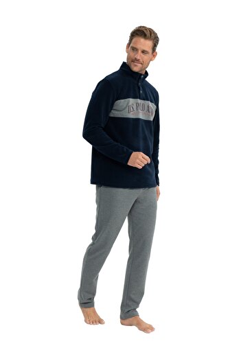 U.S. Polo Assn. U.S. Polo Assn. Чоловічий домашній одяг - Комір-стійка, 11KBR.B.ON1.N.IE.8.C.L.8.D2E6.MRKM
