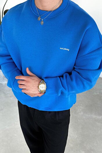 HAFKAGİYİM Φούτερ Saks Blue Minimalism Oversize