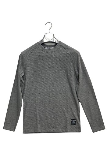 CLASSİCS MEN Little Polo Чоловічий Слім-фіт Довгий рукав Без коміра Світшот 6980