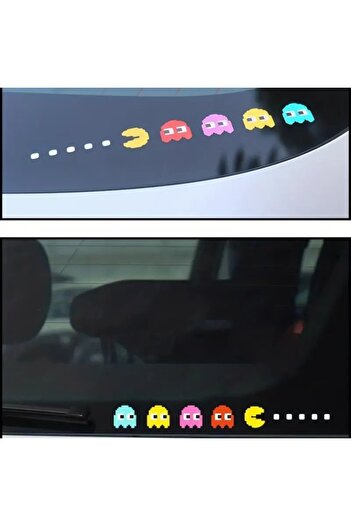 Major Selection Set de 2 autocolante Pac-Man