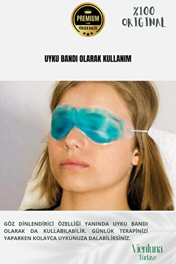 vienluna Cold Hot Application Eye Therapy Relaxing Light Eye Anti-Fatigue Gel Sleep Supporting Tape