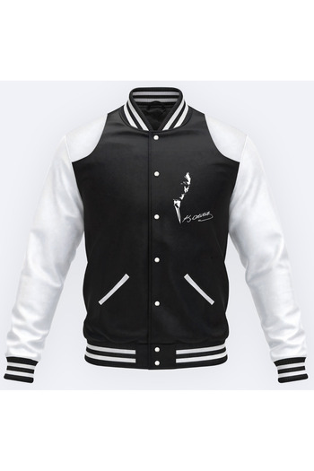 Edizen 10 Νοεμβρίου Special Series Ataturk Printed 2024 Oversize Premium College Jacket 100% βαμβάκι