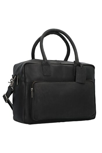 Burkely Vintage Mitch Aktentasche Leder 39 cm tvárový počítač
