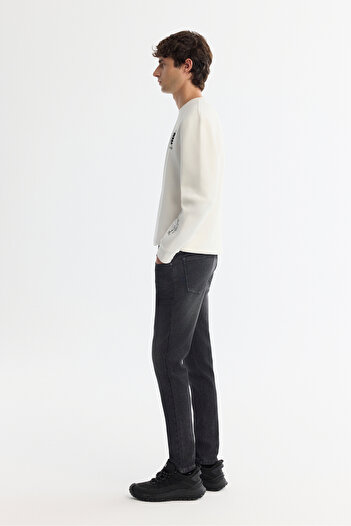 Avva Erkek Siyah Eskitme Yıkama Rio Skinny Fit Jean Pantolon A42Y3524