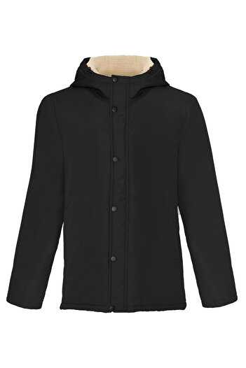 QAWWA Unisex Hooded Furry Windproof Winter Coat & Coat & Parka