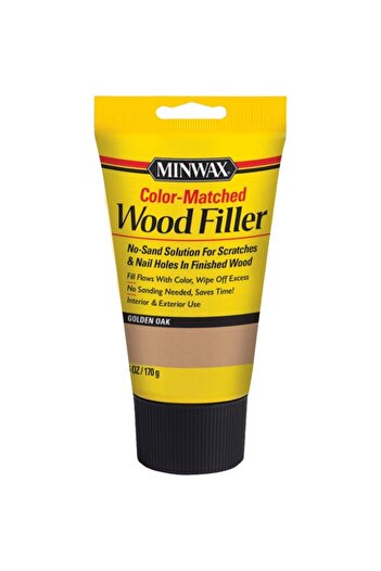 Minwax No Sand Solution Color Matched Paintable Wood Filler 6oz