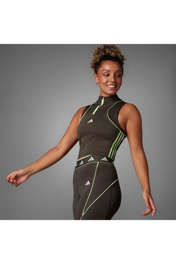 adidas Hyglm Tk Q2 Kadın Gri Antrenman Bra (M-L)