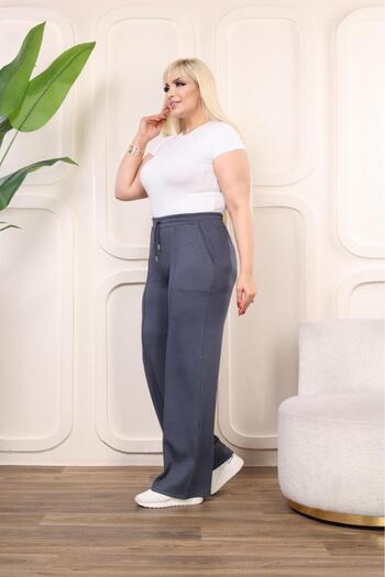 Esina Women's Modal Fabric Wide Leg Sweatpants