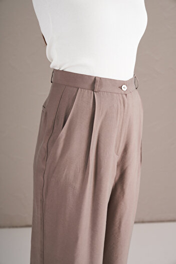 Mevra Mink Palazzo Trousers