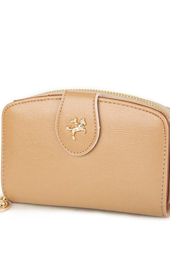 Nas Bag Women's Wallet with Multiple Card Compartments - Sand