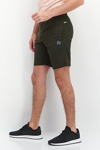 RBX Men Sportswear Fit Training Shorts, Olive