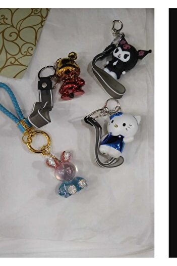 esdekor Ayıcık Teddy Bear Anahtarlık Çakmak Lighter XX Gold Degrade Çanta Süsü 1 Adet