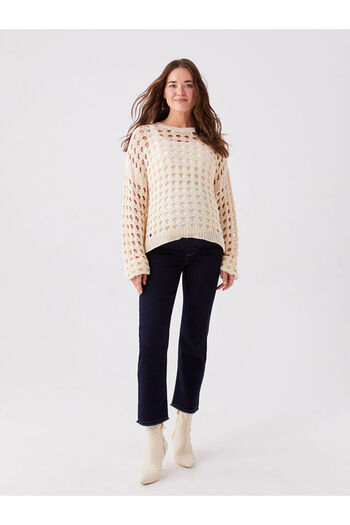 LC Waikiki LCWAIKIKI Maternity Karın Panelli Straight Fit Hamile Jean Pantolon