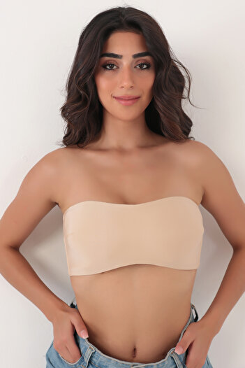 Brandpanty Nude Colored Silicone - Non-Slip and Underwire Strapless Women's Bodysuit 4728029 Natalie