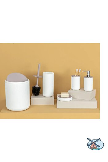 Madame Coco Martre 5-Piece Ecru Bath Set