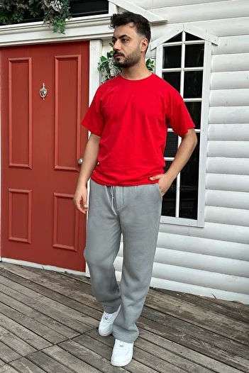 OXVİN Puff Baggy Sweatpants 3 STRANDS Puff Soft (Fleece Inside - Original Fit)