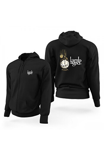 Liyada Lamb of God Live in Richmond Black Zip-Up Limited Edition Hooded Sweatshirt