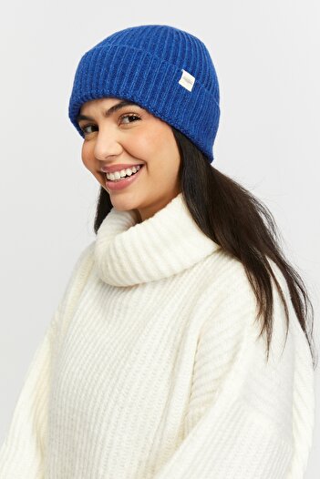 Aghilo Beretă unisex din lână pentru iarnă – Saks Blue