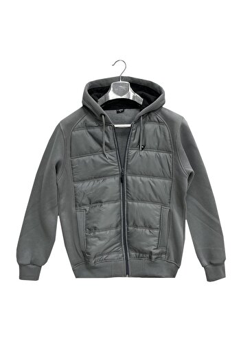 CLASSİCS MEN Lusso Чоловічий Slim Fit Довгий Рукав з Капюшоном Світшот-6984