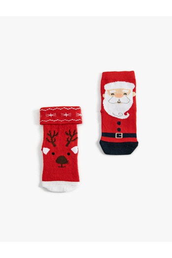 Koton Set of 2 New Year's Printed Towel Socks