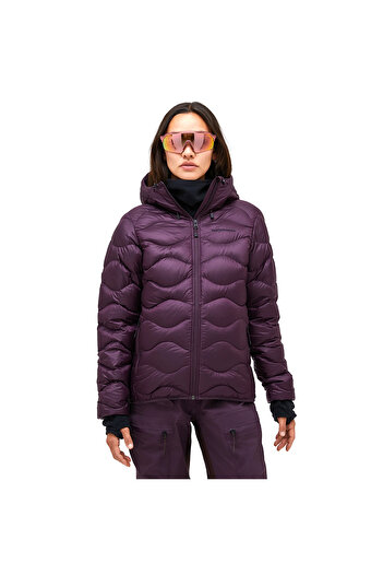 Peak Performance W Helium Down Hood Kadın Mor Outdoor Ceket G79841070