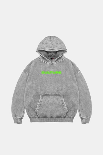 Sekizbiraltı Culture Ethnic Printed Oversize Unisex Premium Washable White Hoodie